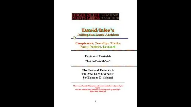 David Icke - Federal Reserve System Fraud