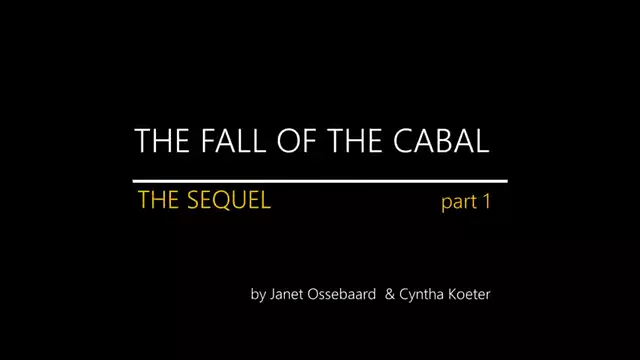 The Sequel to Fall of the Cabal, Part 1 #fallcabalseries