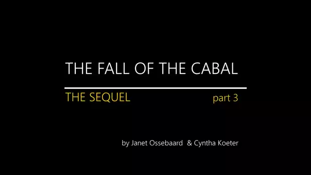 The Sequel to Fall of the Cabal, Part 3 #fallcabalseries
