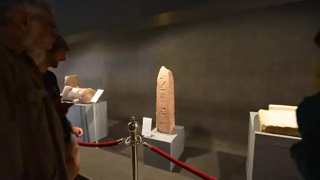 John Anthony West in The Luxor Museum - 2016