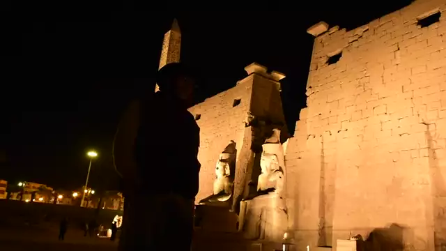 John Anthony West in The Temple of Luxor - 2015