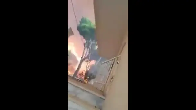 INCREDIBLE VIDEO WITH FIRE IN GREECE 2018