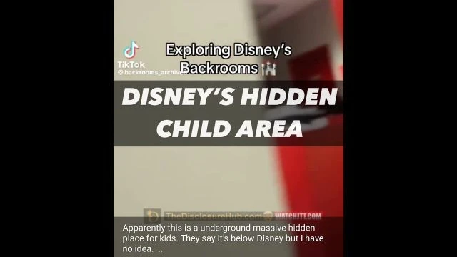 Disney's underground - hidden place for kids...
