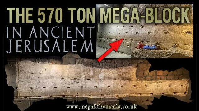 The 570 Ton Mega-Block in Ancient Jerusalem | Includes 3D Lidar Scans | Megalithomania | Part 2