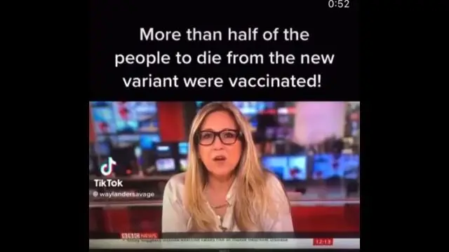 BBC Drops a Bollock - tells the truth - half the people vaxxed die from the 
