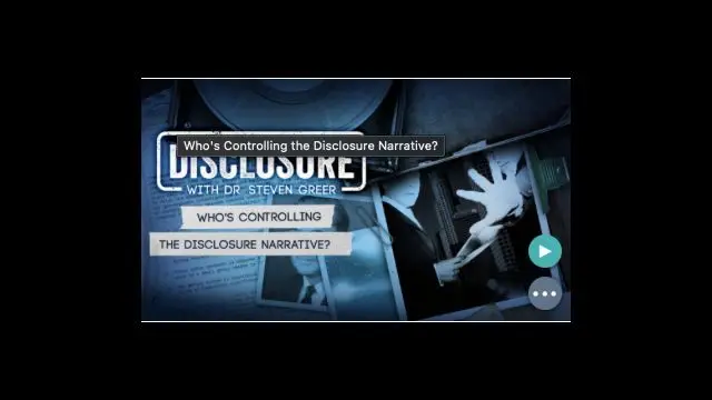 S01E08 - Who's Controlling the Disclosure Narrative