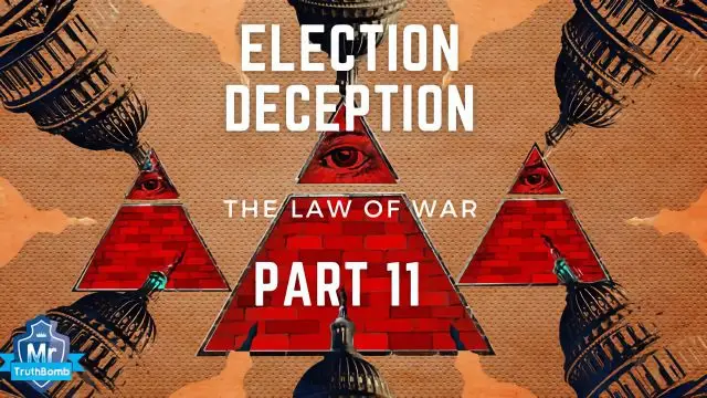 Election Deception Part 11 'THE LAW OF WAR'