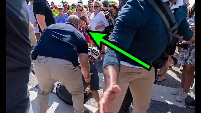 Joe Biden's Bicycle Crash Happened Because He Saw a Small Girl in the Crowd