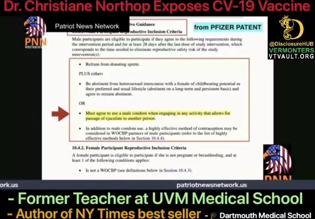 Dr. Christiane Northrop EXPOSES COVID 19 Vaccine