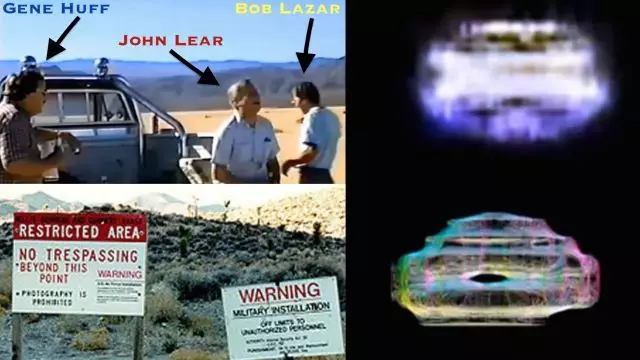 Bob Lazar and Friends Filming Test Flight Alien Craft at Area 51