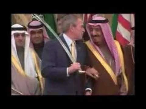 Bush Saudi Arabia Sword Dancing