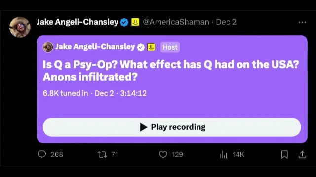 Is Q a Psy-Op# What effect has Q had on the USA# Anons infil