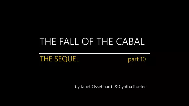 The Sequel to Fall of the Cabal, Part 10 #fallcabalseries