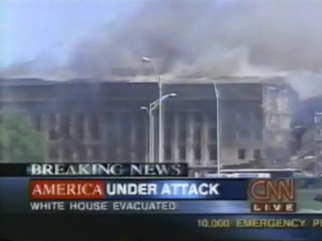 Live on CNN at the Pentagon on 9/11 and no 757