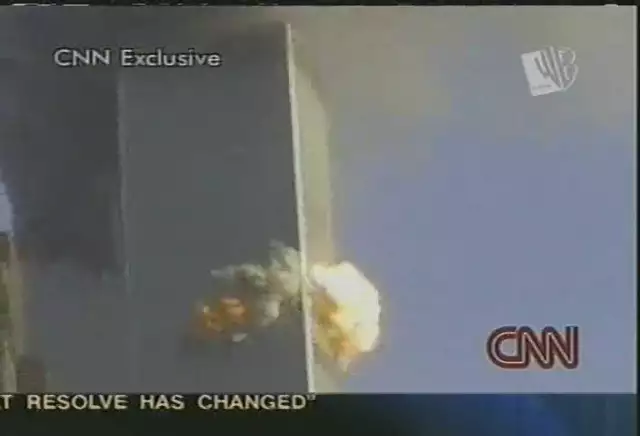 WTC-Extreme Closeup of 2nd Crash (20 sec) (9/11 Attack)
