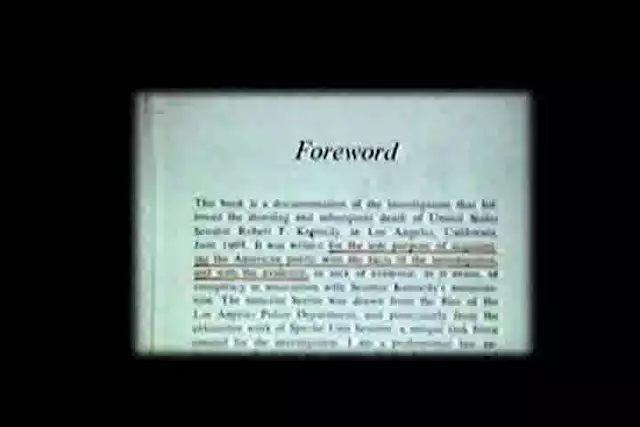 Evidence of Revision 5 of 5 - The RFK Assassination Continued, MK ULTRA and the Jonestown Massacre - All Related