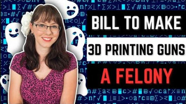 BILL TO MAKE 3D PRINTING GUNS A FELONY [2023-06-13] - LIBERTY DOLL (VIDEO)