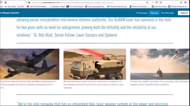 DIRECT ENERGY WEAPONS D.E.W.S - LASERS are SILENT KILLERS