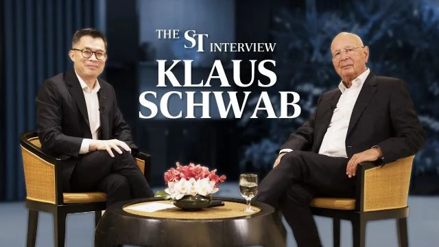 WEF founder Klaus Schwab: 'My advice is to embrace change' | The ST interview