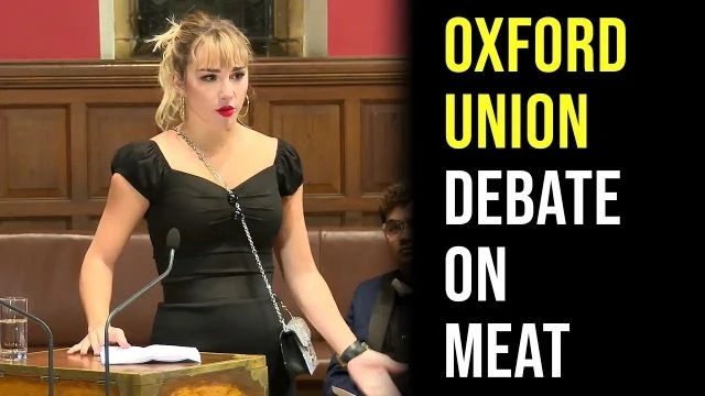 Mikhaila Petersons Oxford Union Debate on Meat