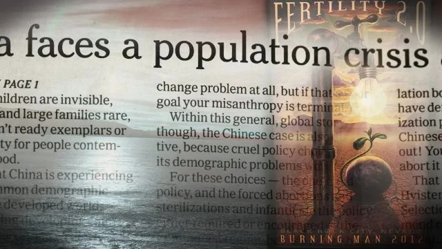 A Stunning Admission on the So-Called Population Crisis