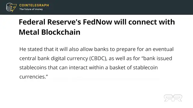 The Fed Launches Phase One of Their CBDC This Month