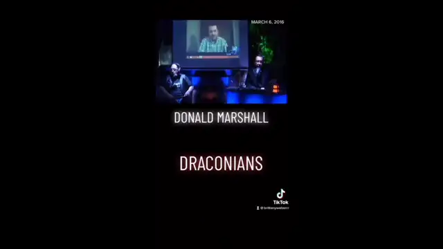 Donald Marshall - Draconians - Reptilians