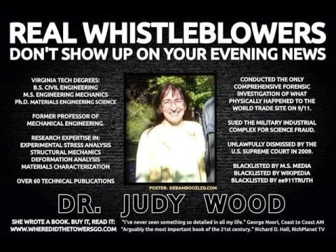 Nov 2023 - Dr. Judy Wood Reaches Out!