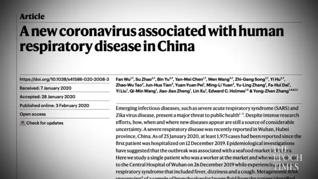 The first documentary movie on CCP virus  Tracking Down the Origin of the Wuhan Coronavirus