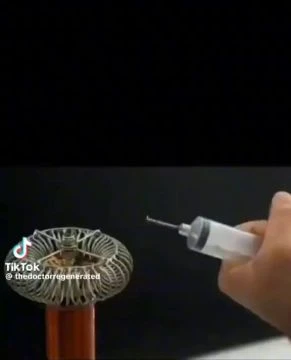Redpill Drifter - AETHER FREE ENERGY   Capturing plasma in a syringe. This is a good visual of how Aether was harnessed through towers of the Old World.