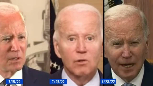 VRosen - @WallStreetApes The frequent change of Biden’s appearance is definitely not normal.