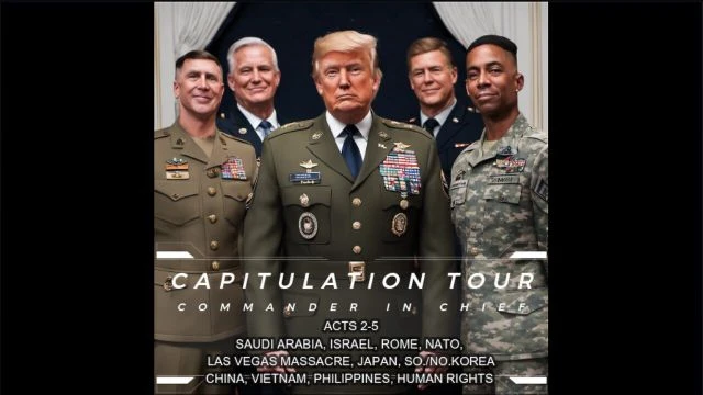 CAPITULATION TOUR | Commander In Chief Trump | The World Leaders Capitulate