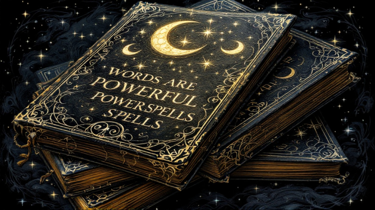 WORDS ARE POWERFUL SPELLS, USE THEM WISELY!