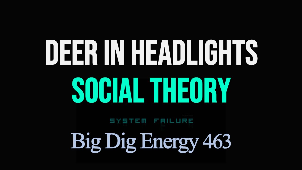 Big Dig Energy 463: Deer in Headlights Social Theory