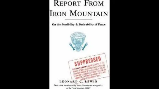 The Report from Iron Mountain: on the Possibility and Desirability of Peace