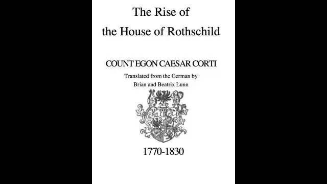 Corti, Count Egon Caesar - The Rise of the House of Rothschild 1770-1830 (1927)