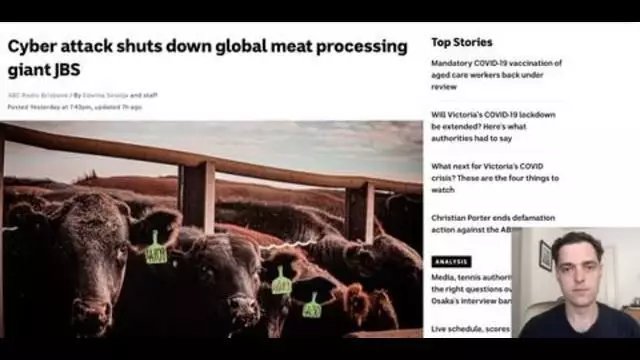 Cyberattack Shuts Down Biggest Meat Producer in World, JBS - Cyberpandemic meets Food Supply