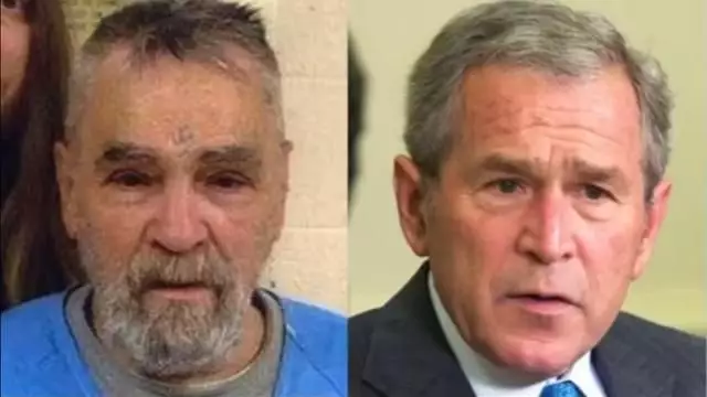 Charles Manson And George W. Bush (Mr E)