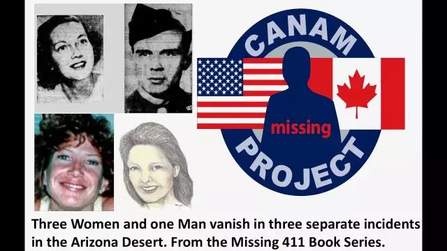 David Paulides presents the Missing Arizona 4. Three women and one man vanish and are never found.