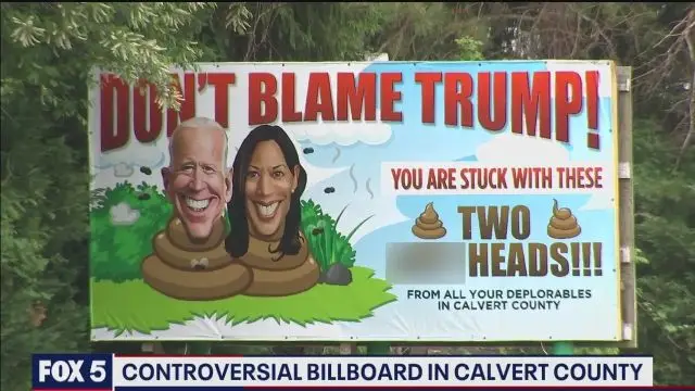 Controversial billboard in Calvert County raising eyebrows | FOX 5 DC