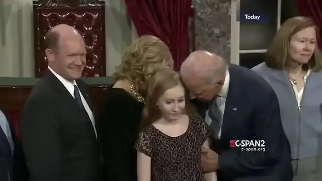 Biden - Do you know how horny it makes me to have  a 13 y.o. girl stand next to me? - tape