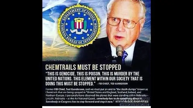 Former FBI Chief Ted Gunderson Says Chemtrails Must Be Stopped
