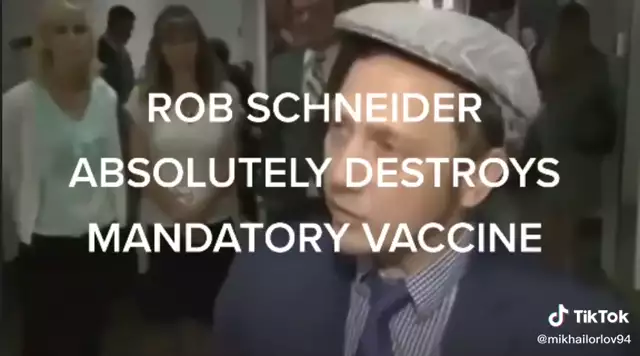 Rob Shneider Absolutely Destroys Mandatory Vaccine