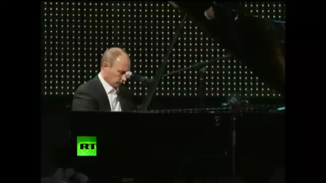 Putin Plays YMCA