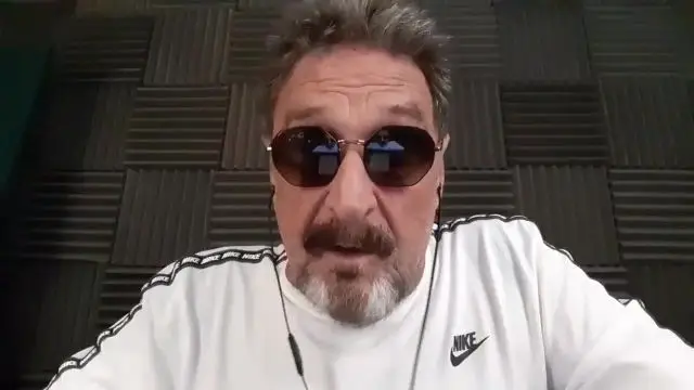 John McAfee @officialmcafee Jul 2 2020 Â· Now that Ghislaine has been arrested, everyone is asking me how to avoid being collected by the authorities that might be pursuing you- Simple re...