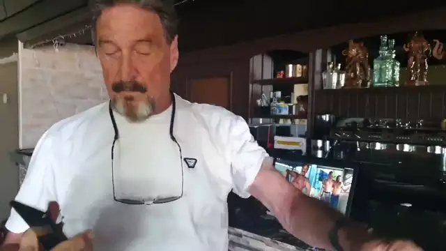 John McAfee @officialmcafee Jul 6 2020 Â· People said I couldn't possibly smuggle a phone into a Dominican Republic jail- Bullsh*t! Here I demonstrate (no insertion necessary) using our ...