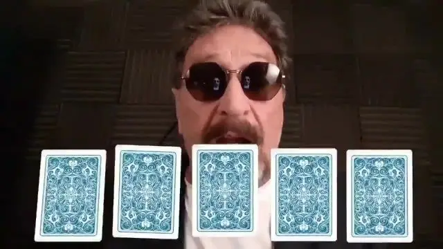 John McAfee @officialmcafee Sep 10, 2020 Â· You think you have seen 