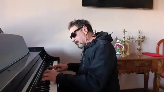 John McAfee @officialmcafee Sep 24, 2020 Â· The sound of music- As I hear the music of the world around me today