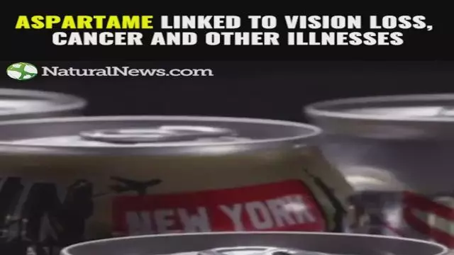 Aspartame linked to vision loss, cancer and other illnesses
