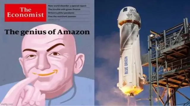 Jeff Bezos AKA Dr Evil Goes To Space - Made In A Hollywood Basement!